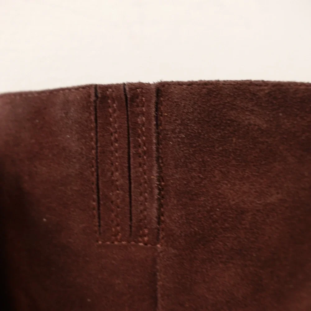 Dolce Vita Womens Knee High Boots 10 Dark Brown Suede Y2K Tech Waterproof $275